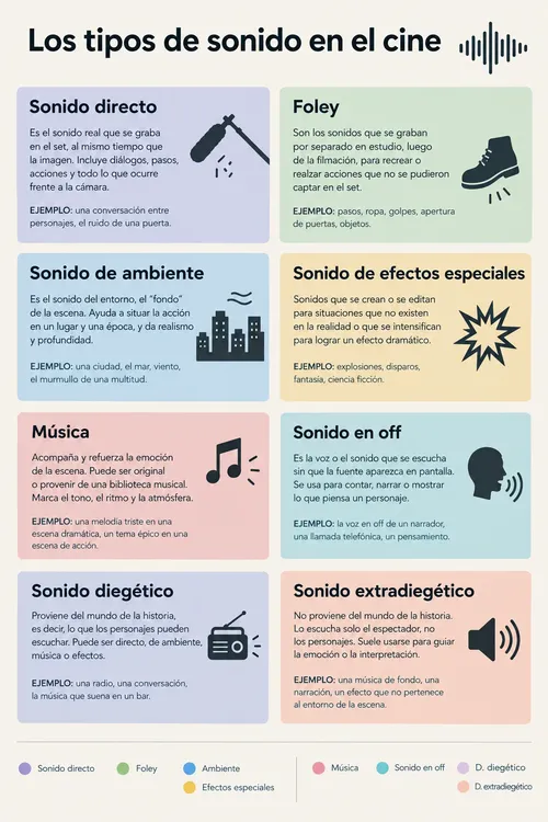 Tipos de sonido en el cine