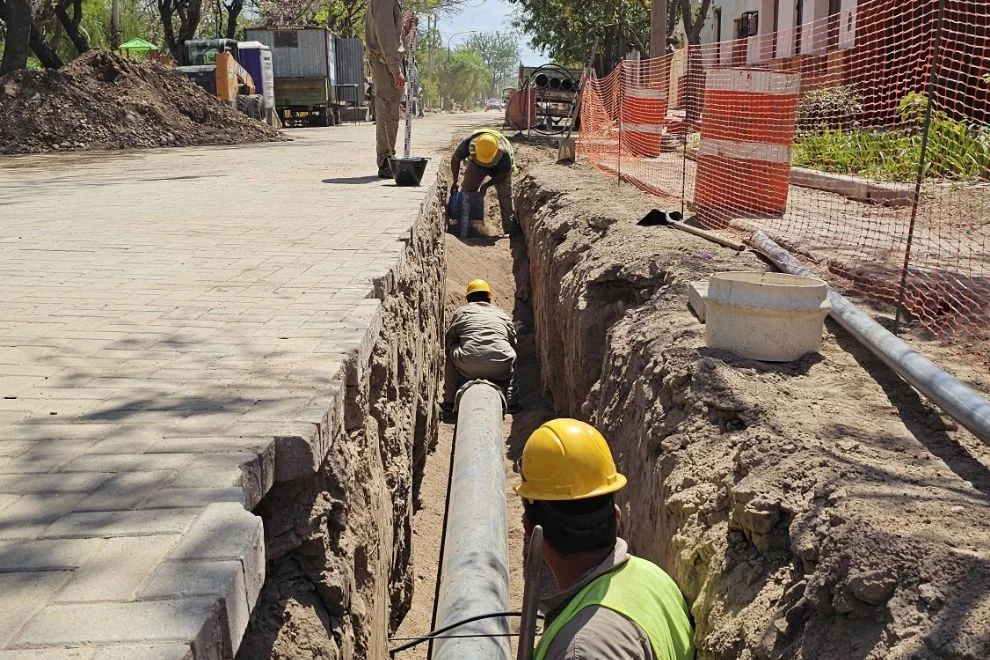 Obras en Dorrego